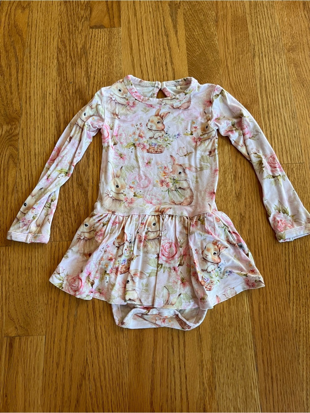 Bums & Roses Hunny Bunny Ruffle Dress Size 12-18 month
